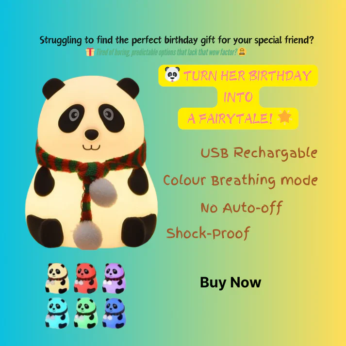 Cute Panda Night Lamp - Image 12